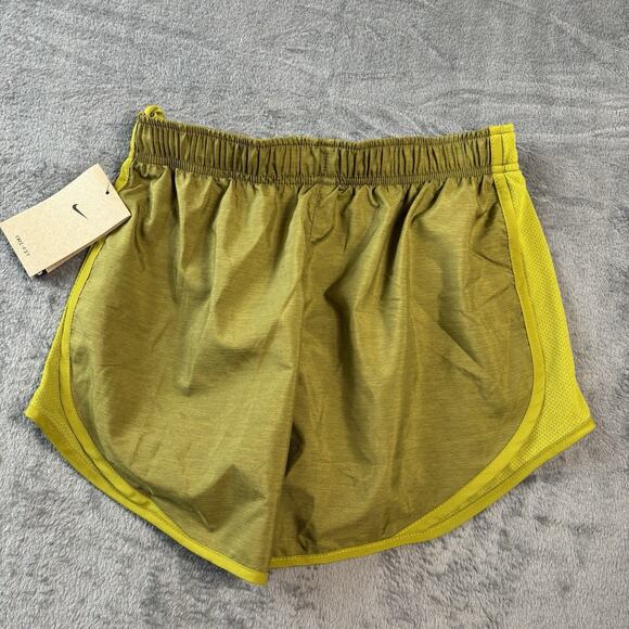 NNike Womens Shorts Small Green Tempo Dri-Fit CU8890-333 Running Performance New - Picture 9 of 9